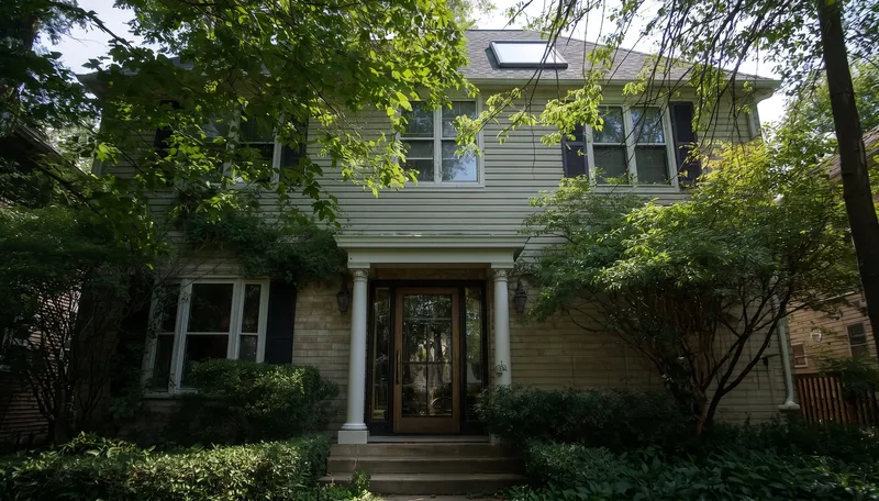 skylight and window cleaning with landscaping Chicago suburbs